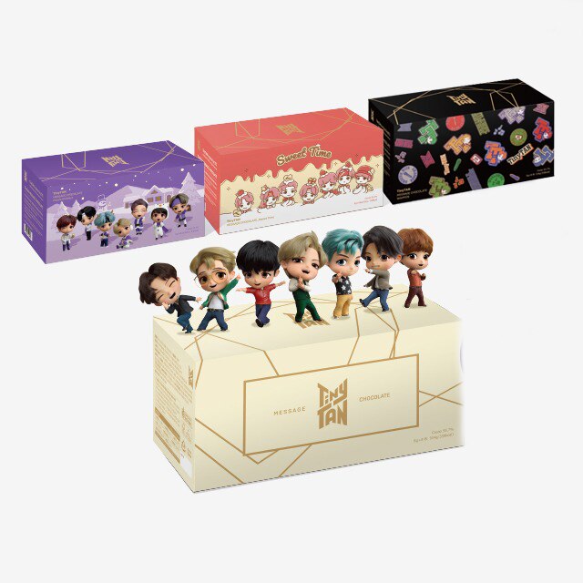 BTS 防弾少年団 TinyTAN メッセージ チョコレートver.2 4種セット