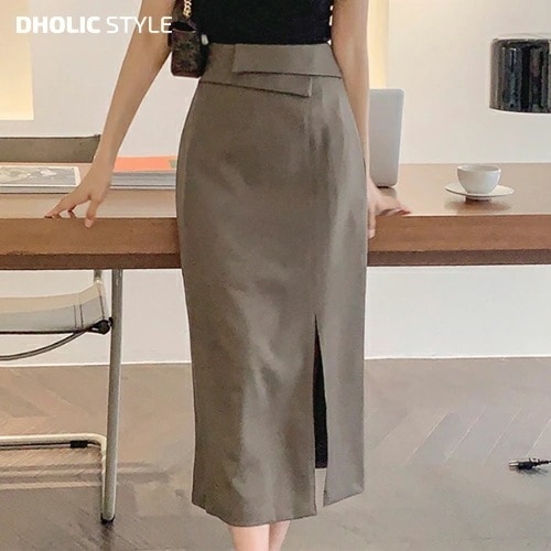 [メガ割りSALE]スリットロングスカート・p578750