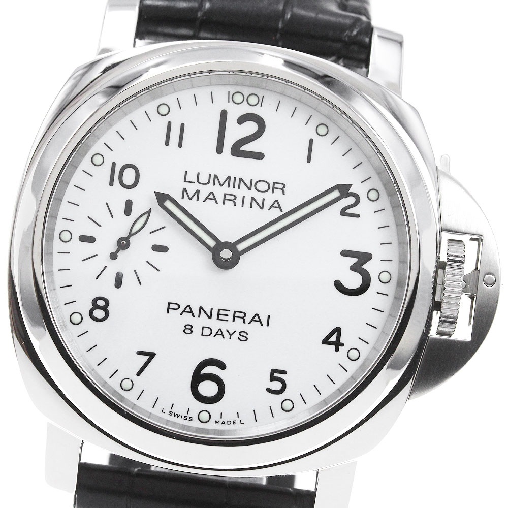 パネライ PANERAI PAM00563 ルミノールマリーナ 8DAYS スモールセコンド 手巻き メンズ 良品 _837749【中古】