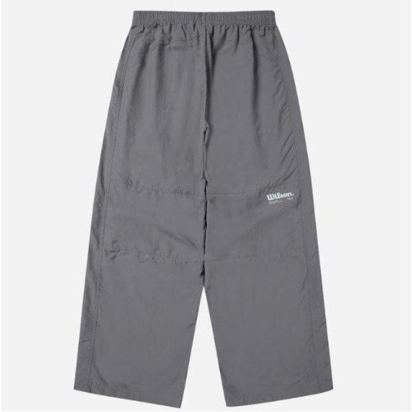 M パンツ LQC W251001NPT23-DGR リンクルパラシュートパンツ