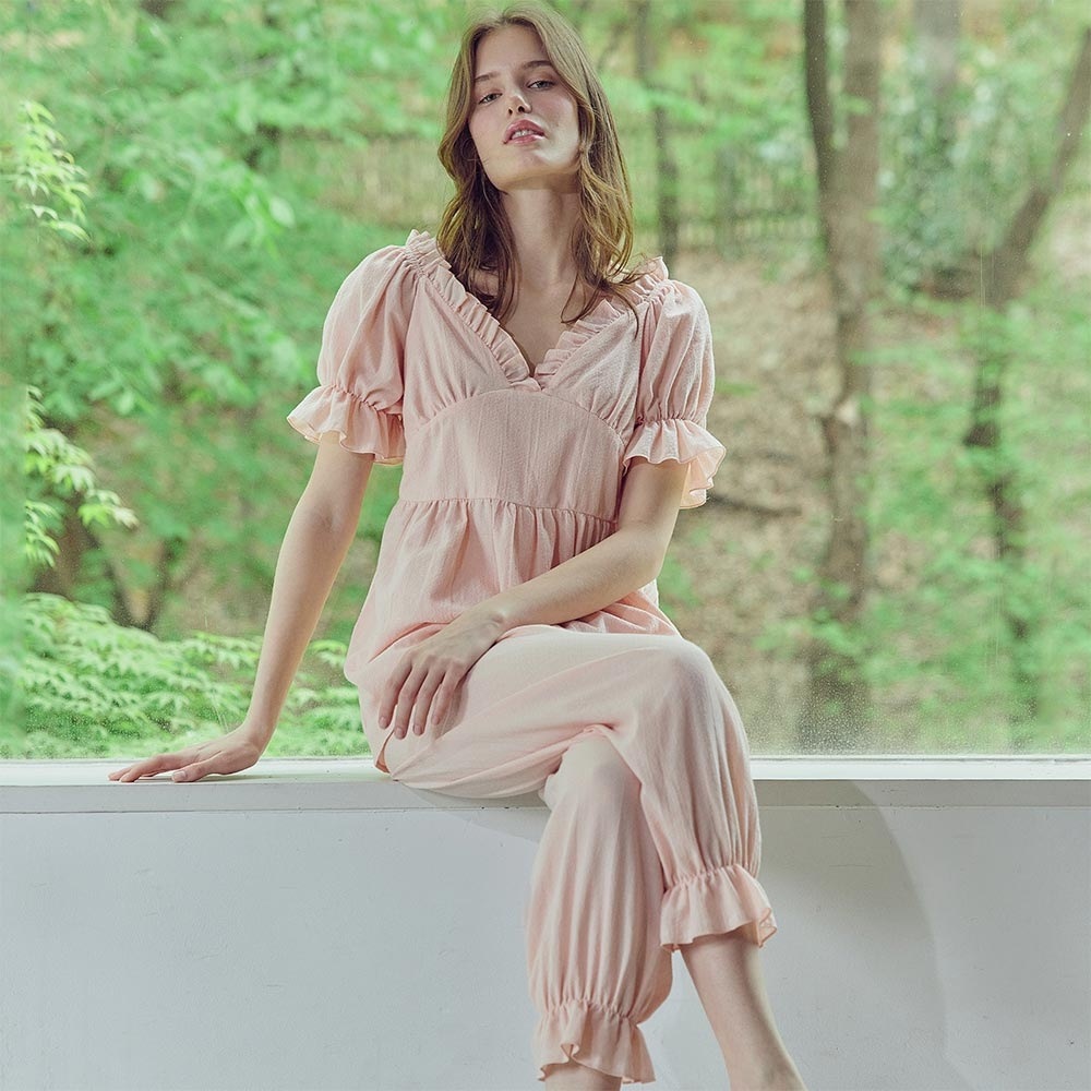 BALCONY [4541-BCUHT] マリエル・ツーピース Peach