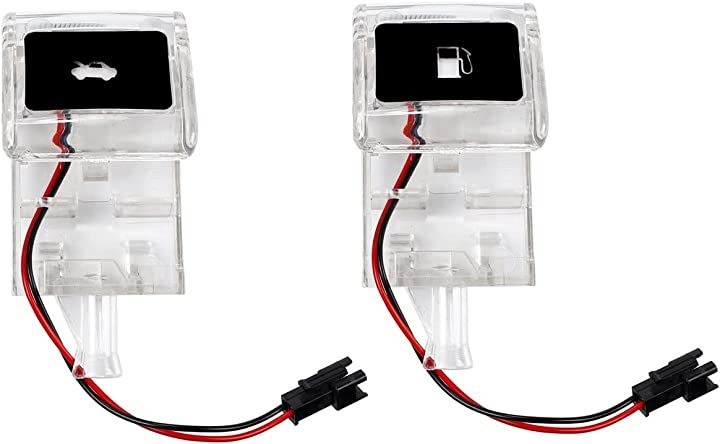 トヨタ車 汎用 給油口レバー ボンネットレバー LEDライト ハイエース 200系 アルファード等 多数適合( ホワイト発光)