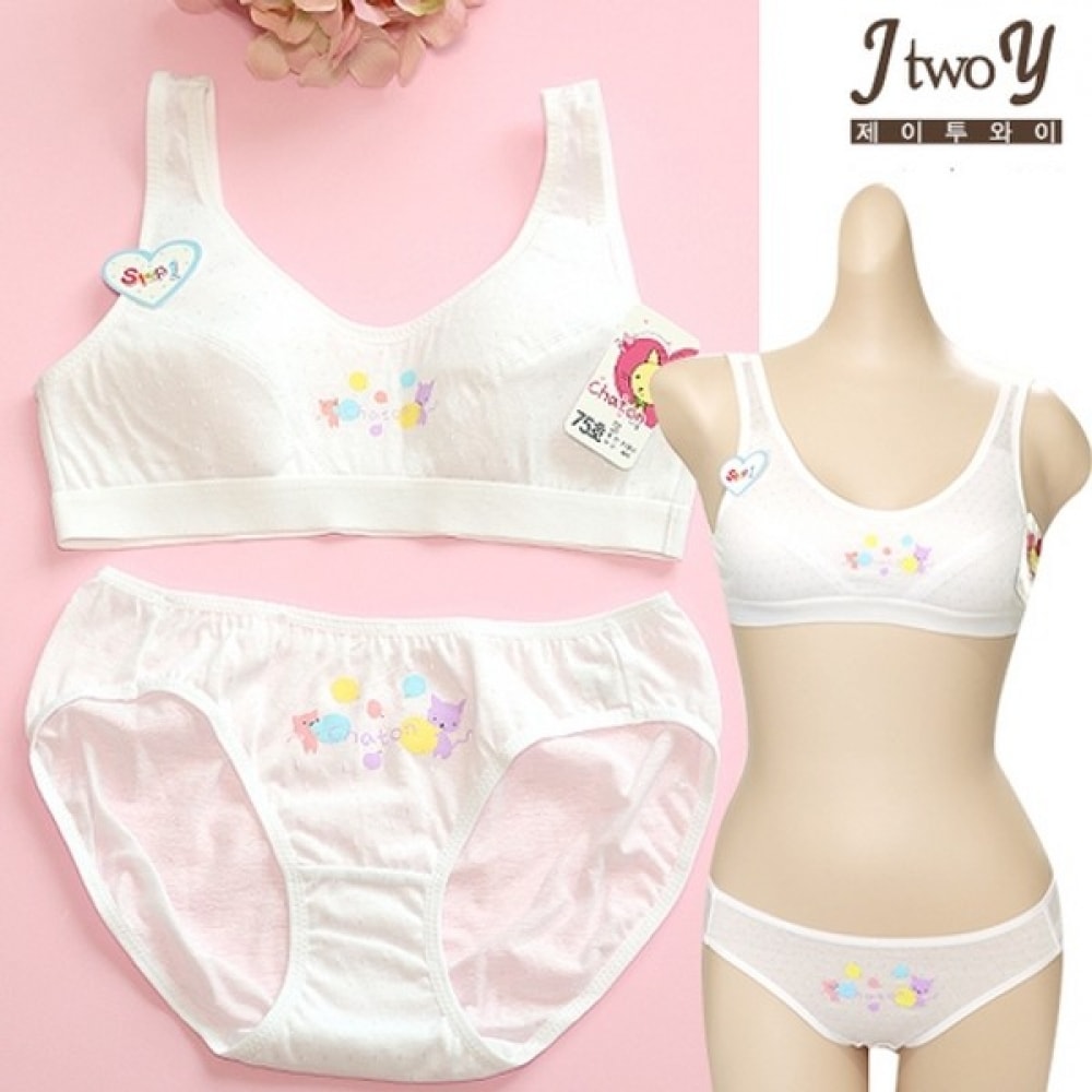 (J2Y) ジュニア下着 12ピースブラパンティーセット