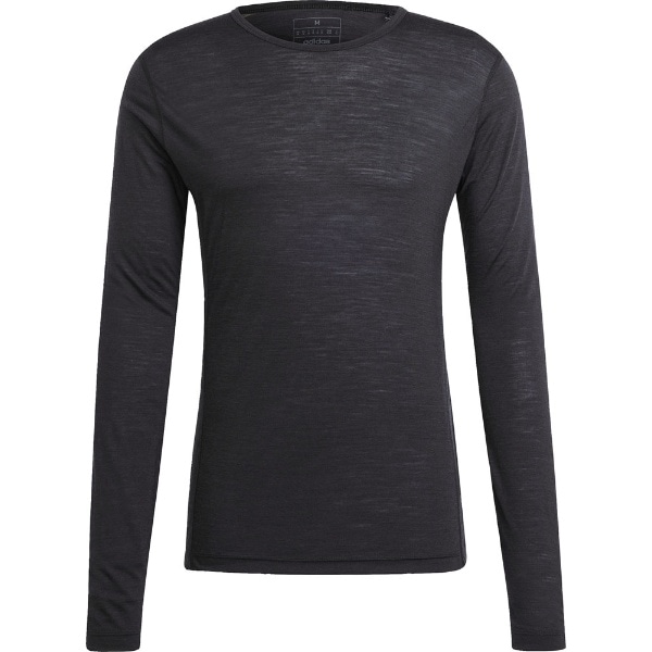 adidas アディダス テレックス Xperior メリノ150 ベースレイヤー長袖Tシャツ アウトドア ストレッチシャツ DKG68-HZ8559