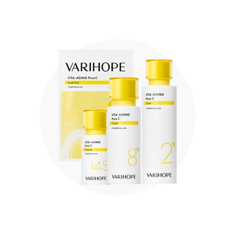 ビタエイジングピュアCマスク·アンプル·クリーム·トナー