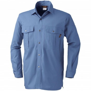 桑和 535 長袖シャツ 3Lサイズ インディゴ（54）