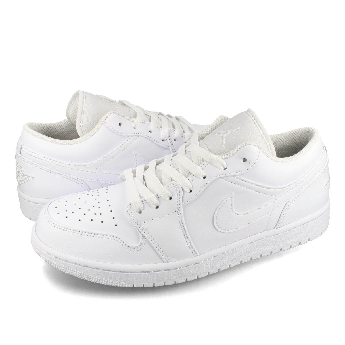 NIKE AIR JORDAN 1 LOW WHITE/WHITE 553558-136