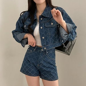 デニムセットアップ