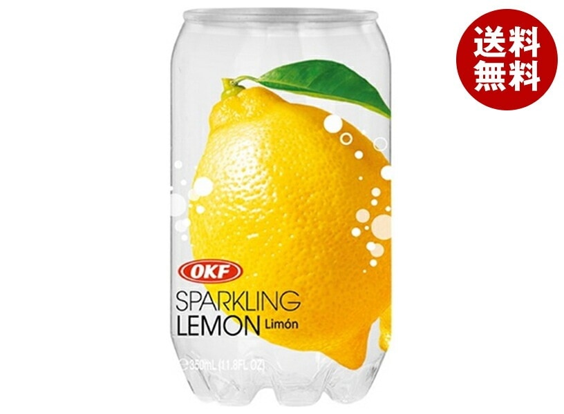 リードオフジャパン オーケイエフ クリアスパークリング レモン 350mlPET＊24本入＊(2ケース)