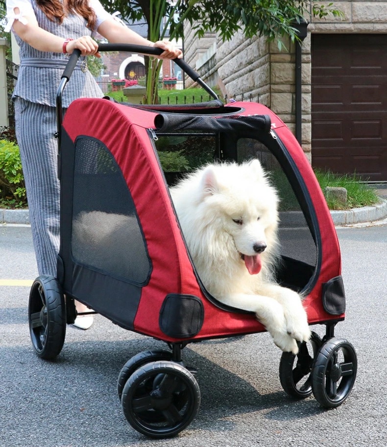 お安く提供ペットカート 中型犬 多頭 大型犬 多頭 ペットカート 大型犬 中型犬 多頭用 折りたたみ 大径タイヤ 4輪 4輪ペットカート 多頭 折りたたみ 大型 ドッグカート 老犬 介護用 病院 防災