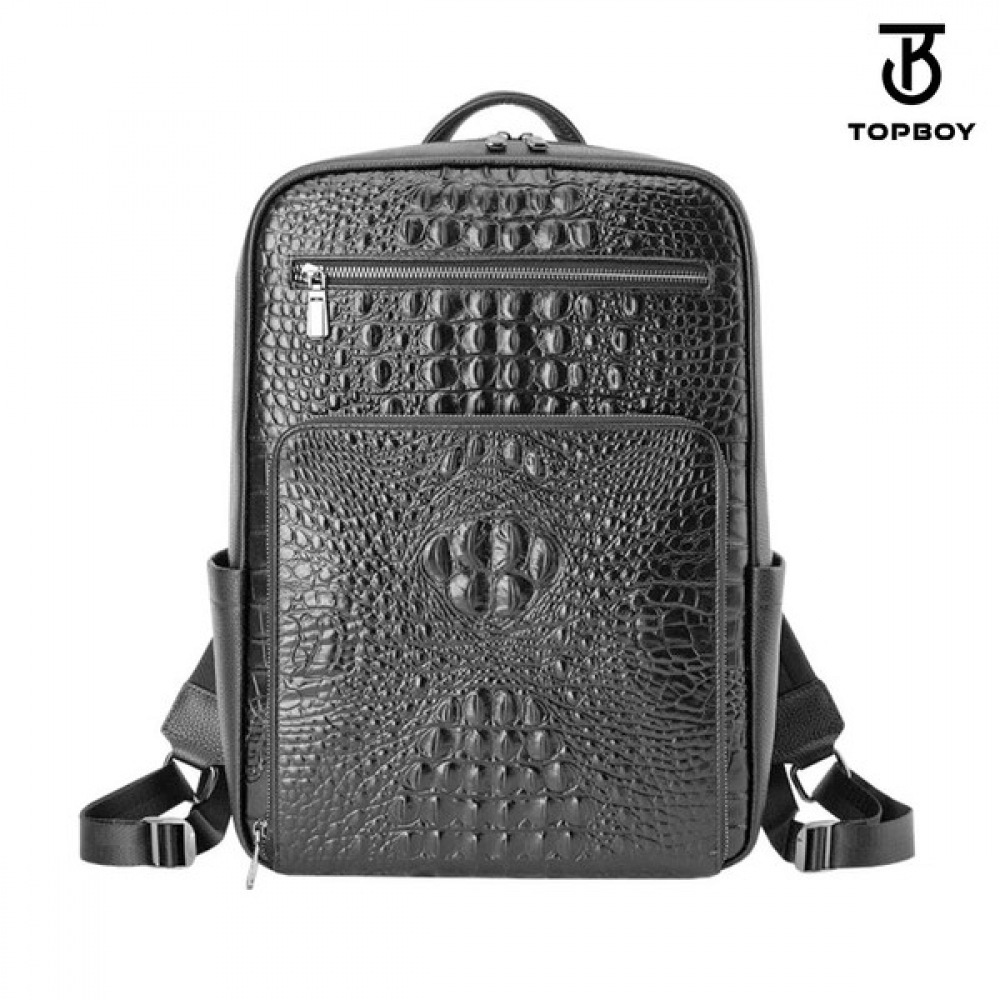 (TOPBOY) 柄ナッパレザージップアップシンプルバックパック (BP036) 19,734円