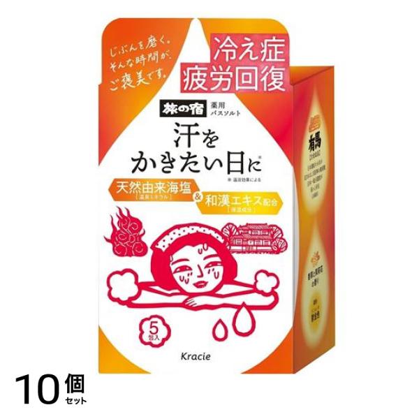 薬用バスソルト 発汗温浴 35g× 5包入 10個セット