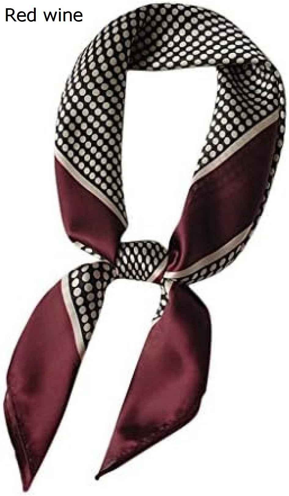 【20%OFFクーポン～】女性のレトロな小型スクエアスカーフエレガントマルベリースカーフおしゃれなジョーカースカーフの装飾ヘッドスカーフの70センチメートル* 70センチメートル