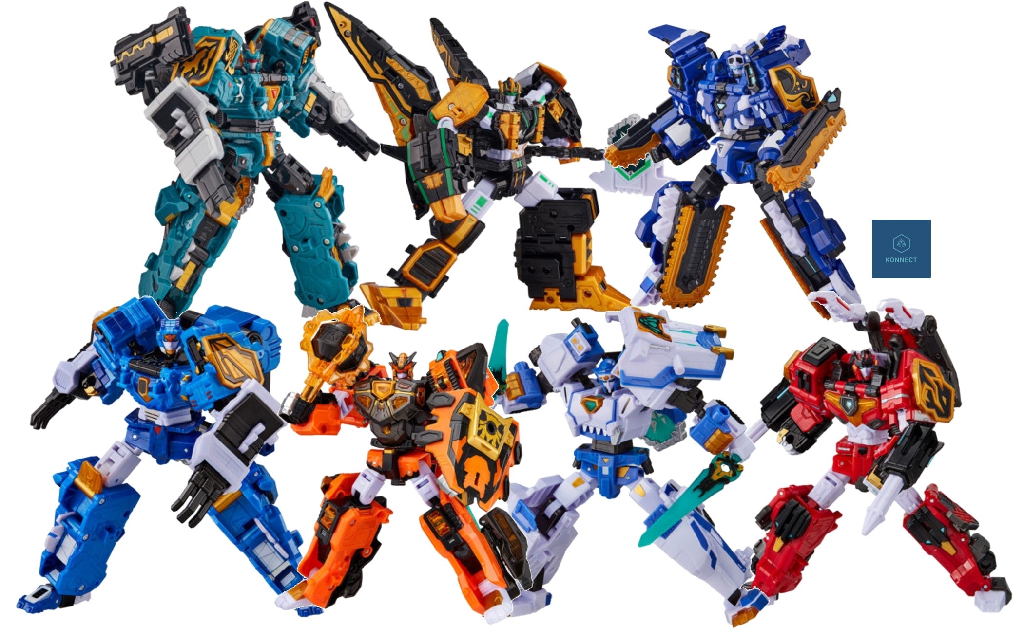 最強恐竜 D9 7set (バーニングケラー, フローズンタイガー, マグキロ, サンダーティラ, ストームテラ, タイダルシャーク, バスターギガ)