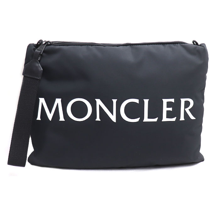 MONCLER モンクレール DUDDLE ラップトップ タブレットケース クラッチバッグ ブラック K209A6B000002 M7914 ユニセックス 中古 美品