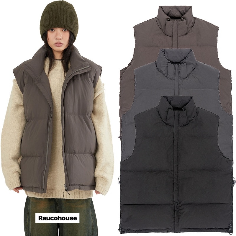 Glen Reversible Duck Down Padding Vest 男女共用 韓国人気 3色
