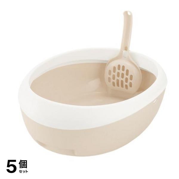 リッチェル 猫用 ラプレ ネコトイレ Sサイズ 本体 1組入 (ホワイト) 5個セット 7,579円