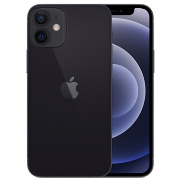 iPhone12 mini 本体 SIMフリー 128GB 5G ファイブジー デュアルSIM eSIM 5.4型 ガラスフィルム特典 12mi-128bk-a60h7