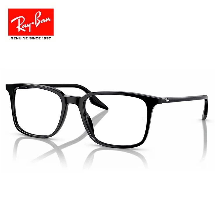 Ray-Ban メガネ 眼鏡 rx5421f 2000 53mm 眼鏡 メンズ rb5421f スクエア レクタングル 型 フレーム めがね ブラック 黒ぶち 14,775円