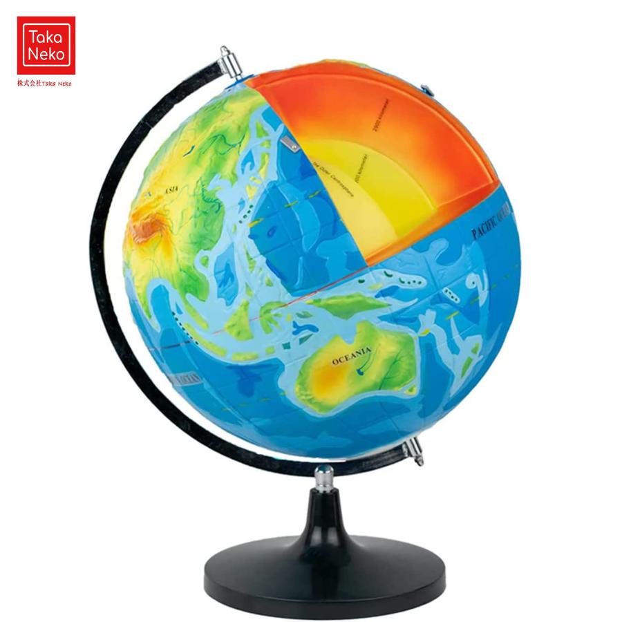 地球構造模型 小中学校における理科地理普及の指導模型 直径32cm