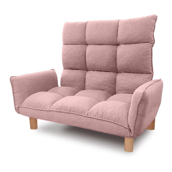 アーバン通商 スーパーハイバック カウチソファ F-1975-ピンク メーカー直送