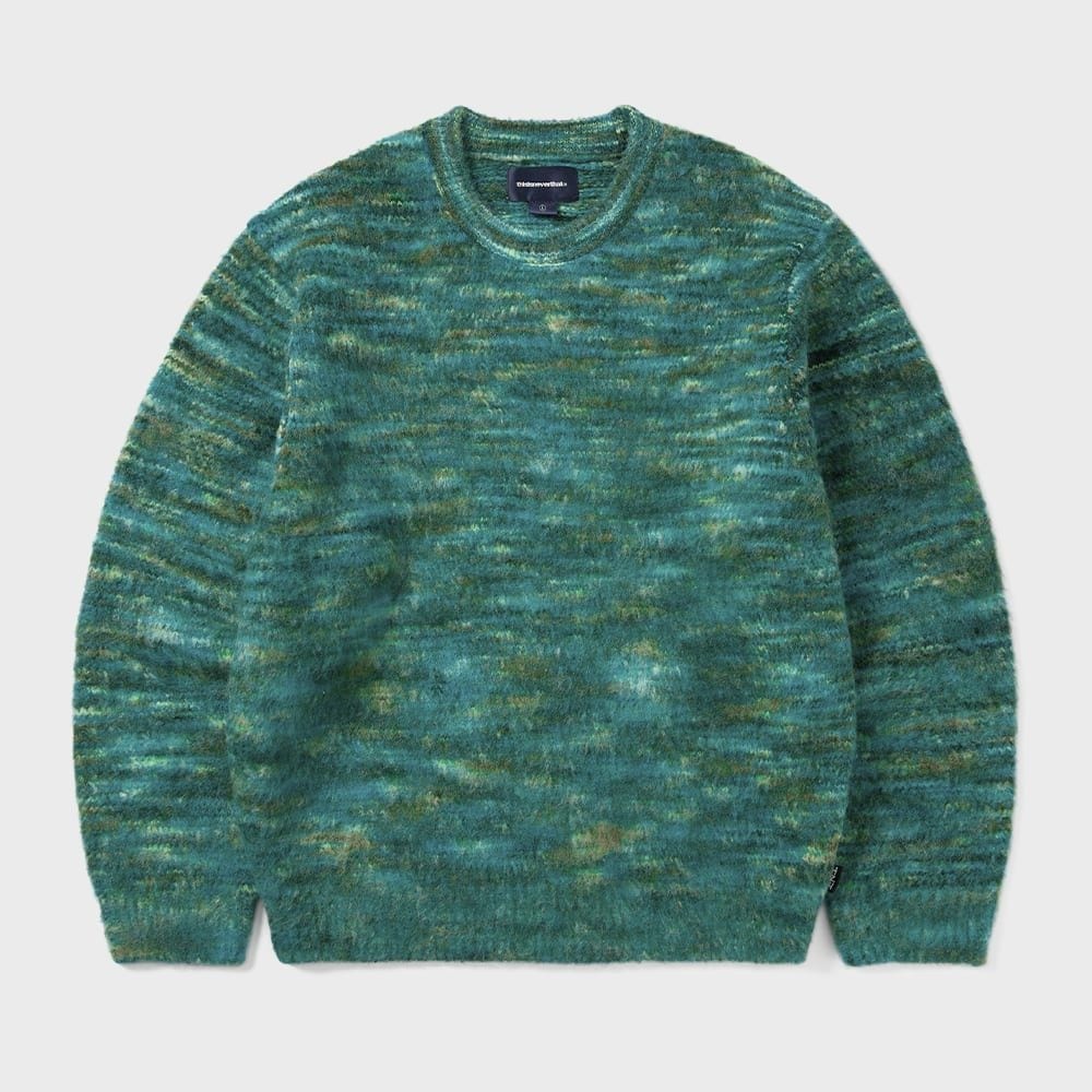 ディス・イズ・ネヴァー・ザット・スタティック・ニットセーターグリーン