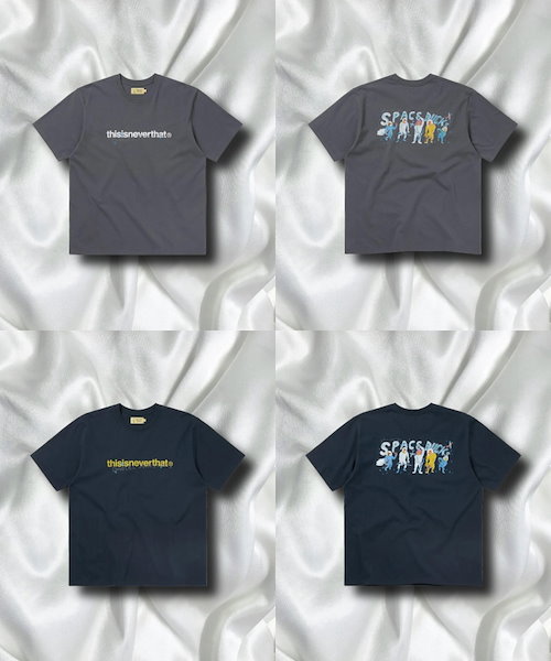 Qoo10 ディスイズネバーザット THAT SIGN W TEE ロゴ 半