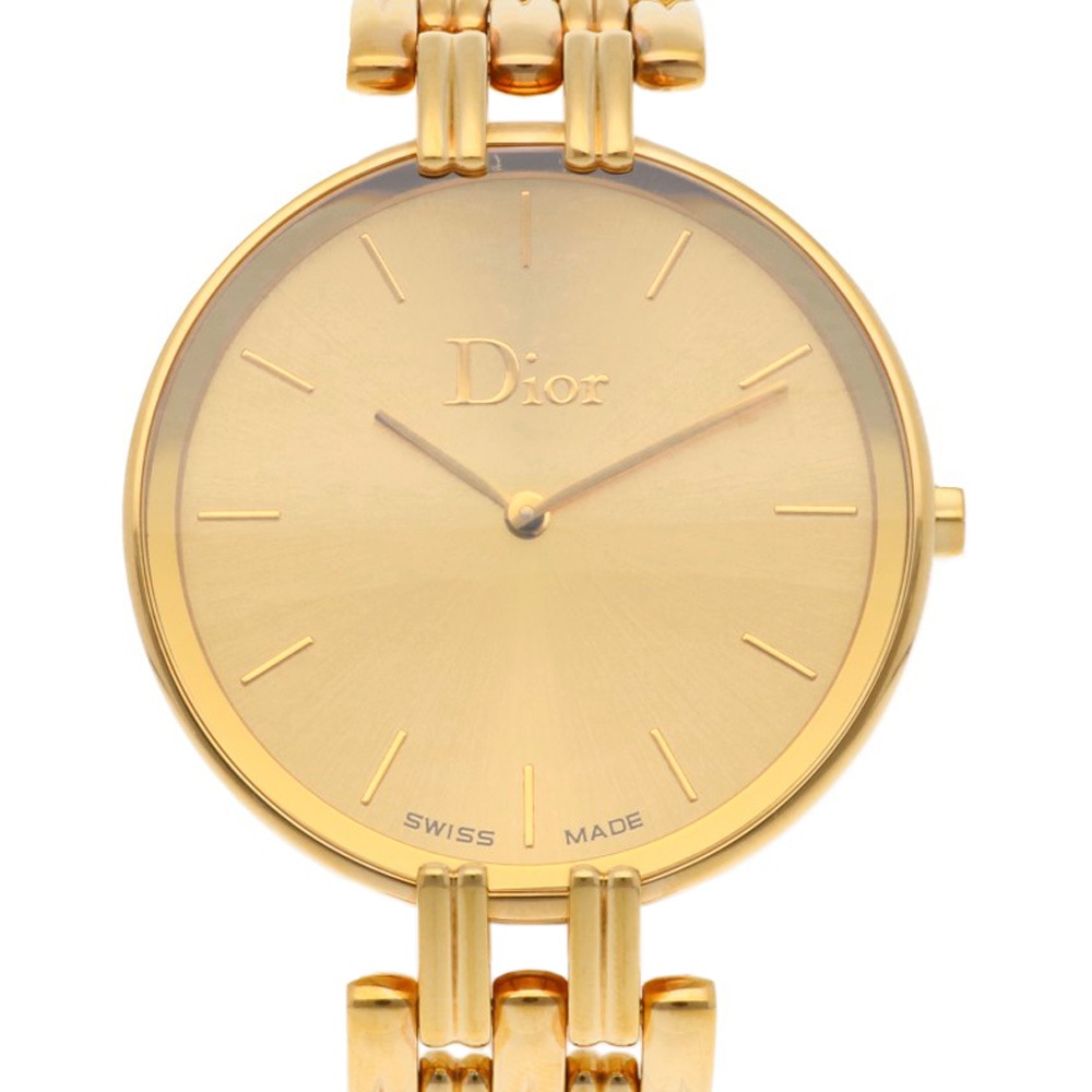 ディオール バギラ 腕時計 GP CD094180 クオーツ 1年保証 Dior 中古 美品