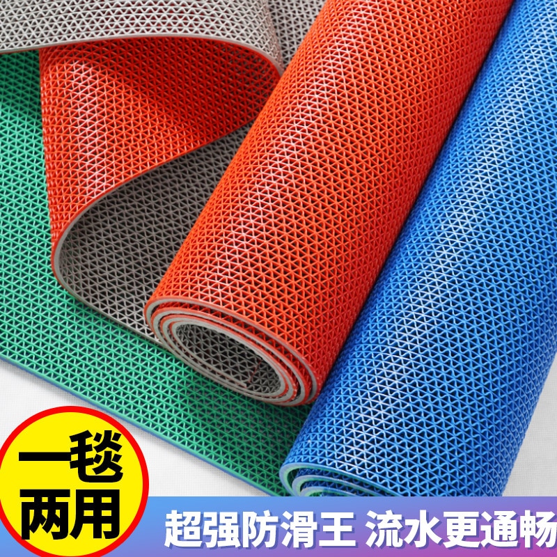 【速達!】滑り止めマットバスルームキッチントイレアウトドア高級感ビジネスプール透かし彫りPVCマット