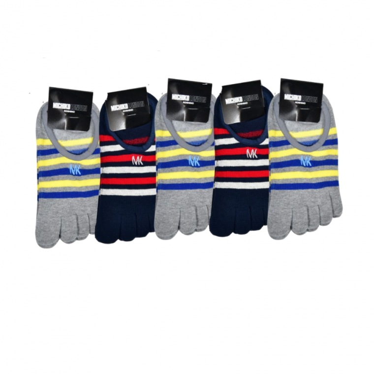 脱げにくいメンズ五本指ソックス10足組