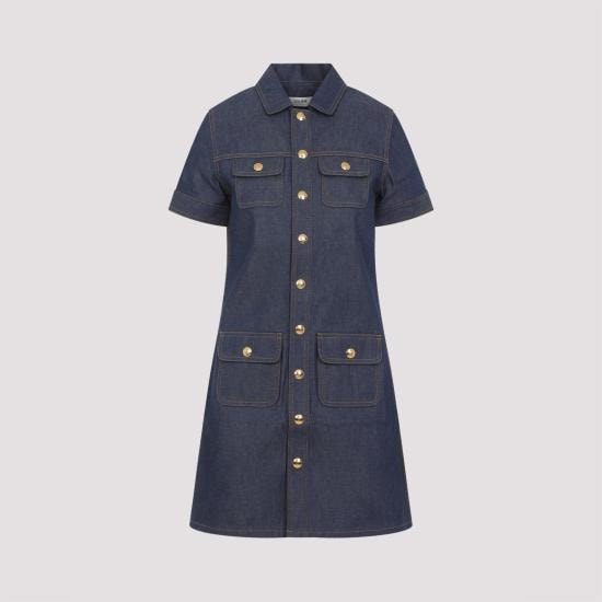 CELINE Women Short Skirts RR03S0842 07IA RAW WASH