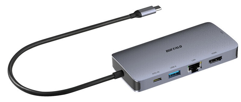 バッファロー PD対応 6in1VGA付きポートリプリケーター LUDU3CU302SV