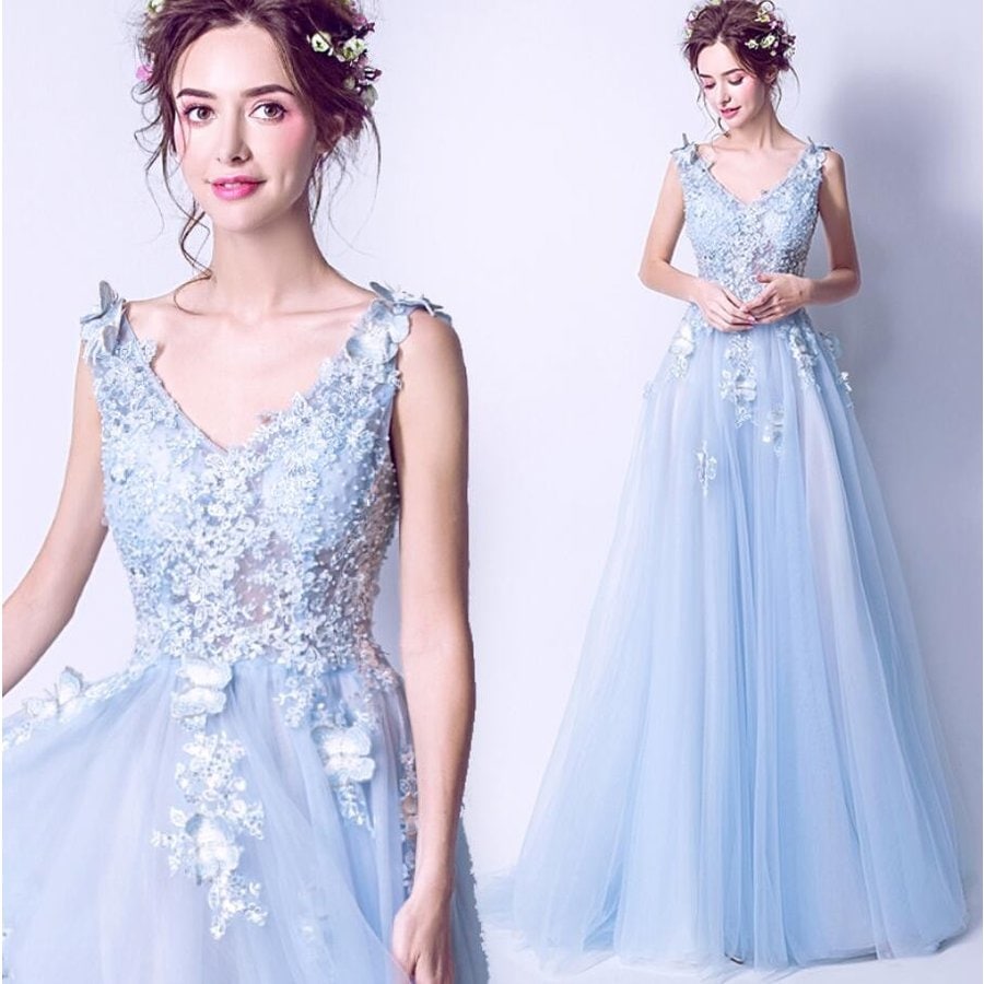 ロング丈ドレス パーティードレス 上品 ウエディングドレス エレガント 大人 高級感 演奏会 結婚式