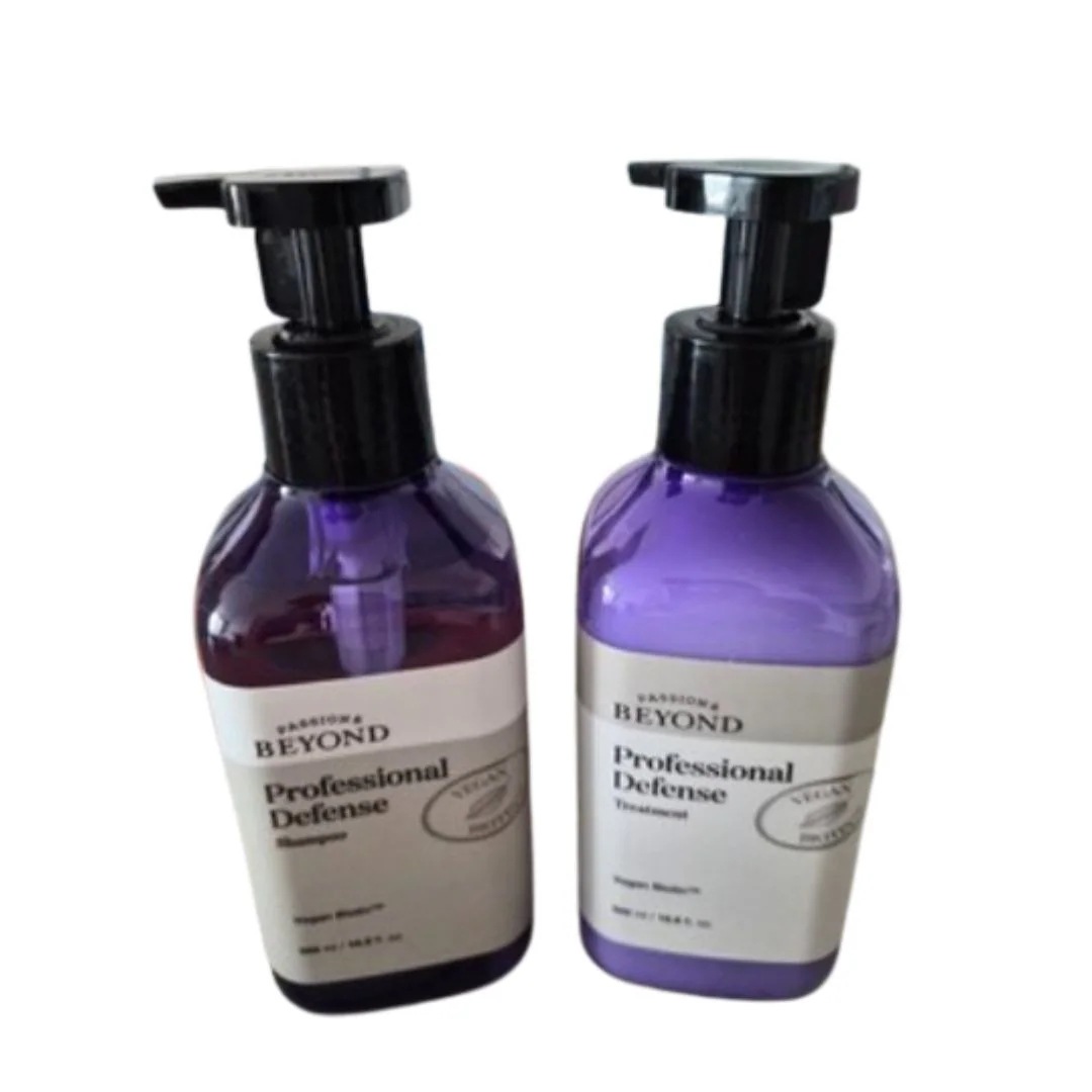 ビヨンド プロフェッショナル ディフェンス 薄毛症状緩和 ビーガンシャンプー 500ml + ヘアトリートメント 500ml