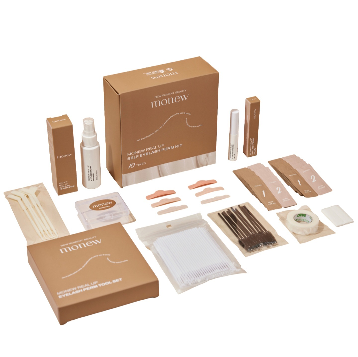 Monew Real Up Self Eyelash Perm Kit Set 10-Session Set