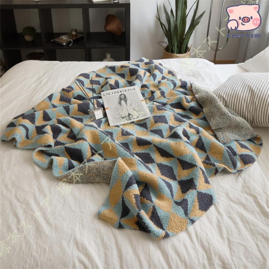 ブランケット 冬用 ニット 毛布 ひざ掛け 大判 柔らかく肌触り 掛けブランケット 大きい 快適 防寒 夏用 ニットフリースブランケット カウチ ソファ ベッド用