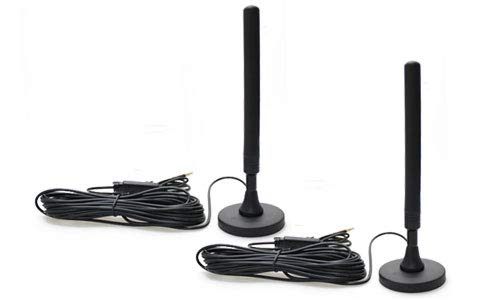 ドリームメーカー フルセグポータブルナビ用 長尺ロッドアンテナ（2本）MCXPコネクター（オス端子）