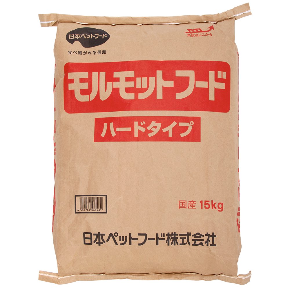 日本ペットフード モルモットフード ハードタイプ 15kg CRC50―25―30―10―00