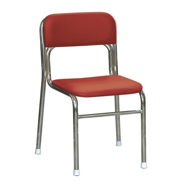 軽量 スタッキングチェア 5脚セット レッドクロムメッキ 幅45cm 重さ4.5kg 日本製 防汚仕様 スチール リブラ チェア 57,137円