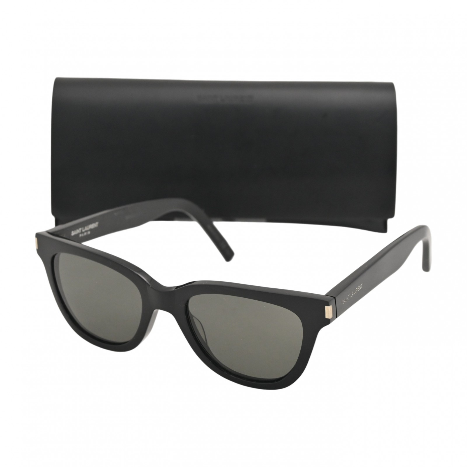 サンローラン ロゴ サングラス ブラック Aランク ys8611bf