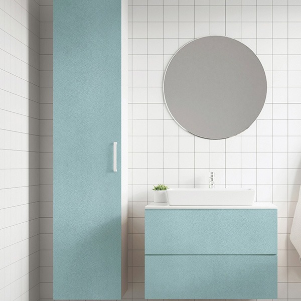 [幅約100cm]2.5m巻 リメイクシート 壁紙 シール 無地 ペールブルー WL-1905