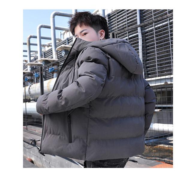 新入庫 中綿コート メンズ コート ダウンコート ダウンジャケット フード ショートコート 保温 防風 冬服 大きいサイズ 通学 アウター お兄系 防寒服