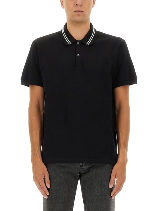 ALEXANDER MCQUEEN Men Polo Shirts 847736 QXAAK1000 Black