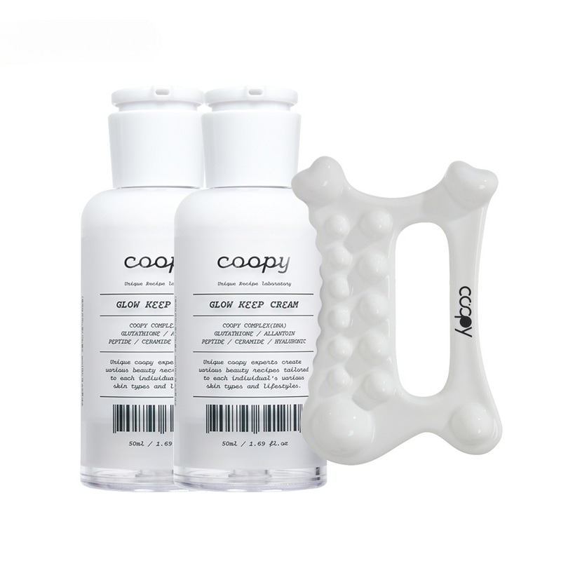 クーピーグローキップ水光クリーム50ml 2個+天然セラミックカット