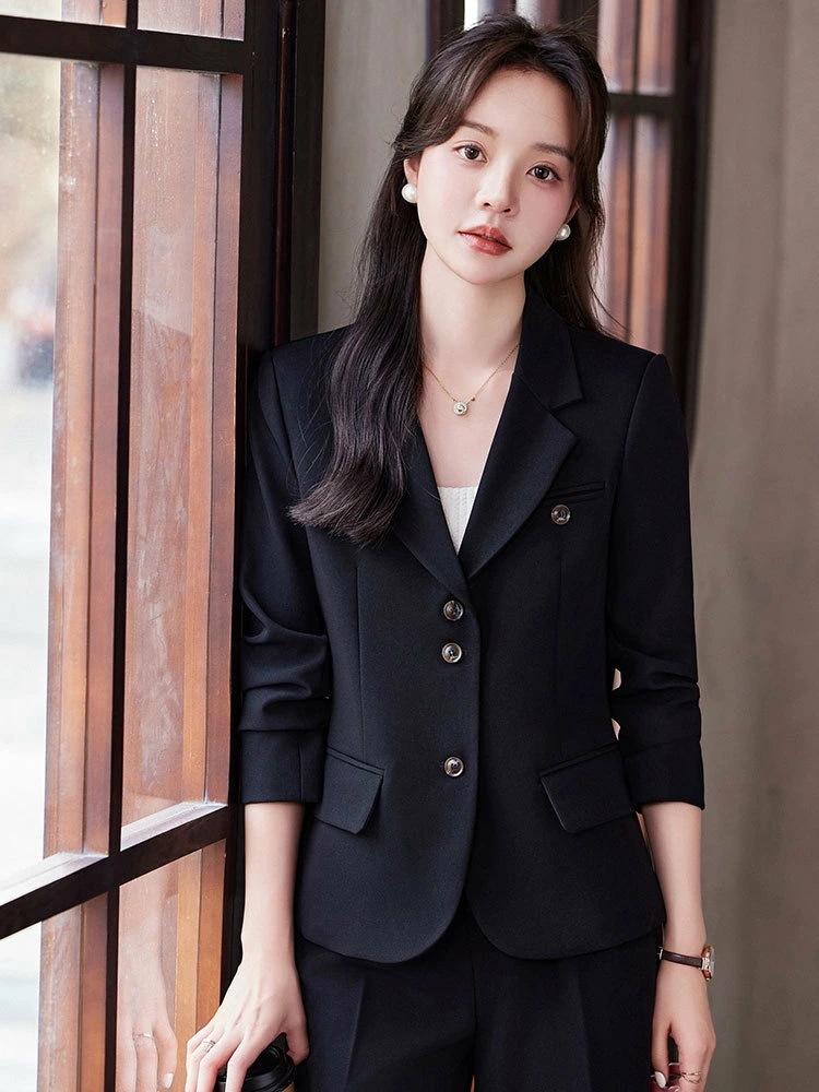 スーツ セットアップ 秋冬 通勤 ホテル ファッション 上着 高級感