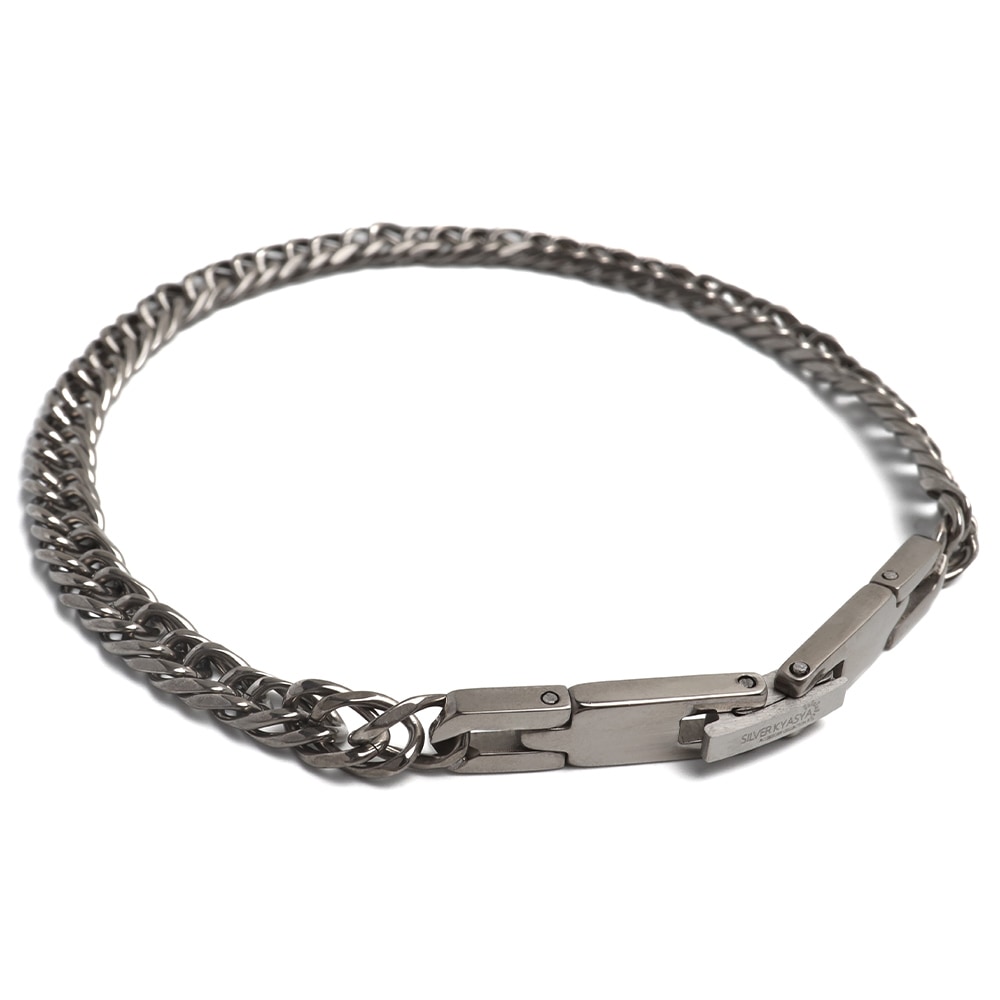 純チタン製 ダブル喜平ブレスレット [b906-5mm-s]