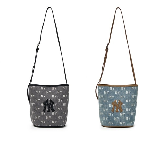 CLASSIC MONOGRAM VINTAGE DENIM BUCKET BAG
