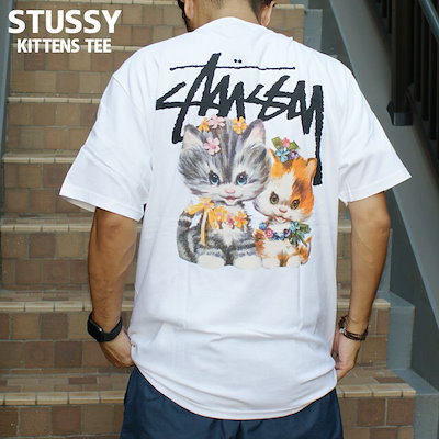 ステューシー STUSSY KITTENS TEE WHITEのサムネイル