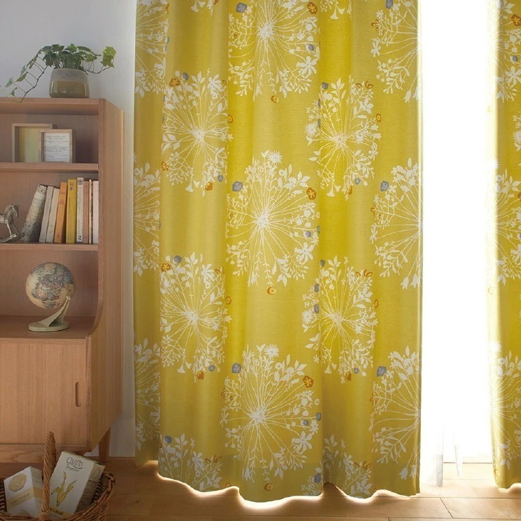 カーテン 遮光 2級 幅100x丈178cm (1枚入）花柄 フラワー 植物柄 掃出窓 100x178 日本製 おしゃれ 丸洗い 洗える 形状記憶加工 既製 リビング 新居 新築 国産 5,456円