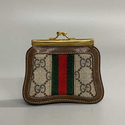 Qoo10] GUCCI ヴィンテージ シェリーライン がま口コイ